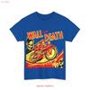 Wall Of Death T Shirt Retro Motor Bike Stunt Vintage Biker 40s 50s 60s Cool Vintage Fashion Comfortable Slightly Unisex