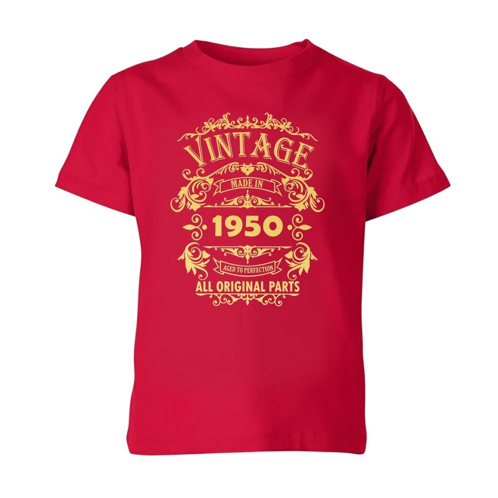 Personalised Vintage T Shirt 1956 76th Birthday Any Number Gift Dad Tee Retro S