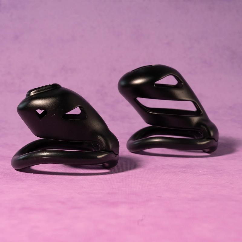 Men'S Heart-Shaped Chastity Cage With Embedded Invisible Small Lock Core Penis Lock Sissy Chastity Belt Bdsm Gay Sex Toy For Men