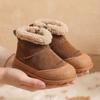 2025 Winter Baby Versatile Snow Boots: Warm Velvet-Lined, Mid-Calf Round Toe, Flat Sole