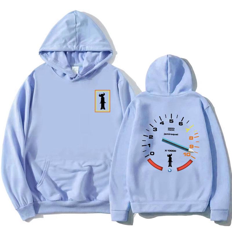 Jamiroquai Speedometer Mikiny Unisex Přední Zadní Grafika Mikina s Kapucí Ležérní Streetwear Dlouhý Rukáv Dámské Pánské Mikiny Top