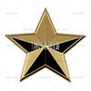 1pc Car Styling 3D Five-pointed Star Decorative Metal Alloy Adhesive Emblem Trunk Badge Fender Sticker Body Decal Car Accessory