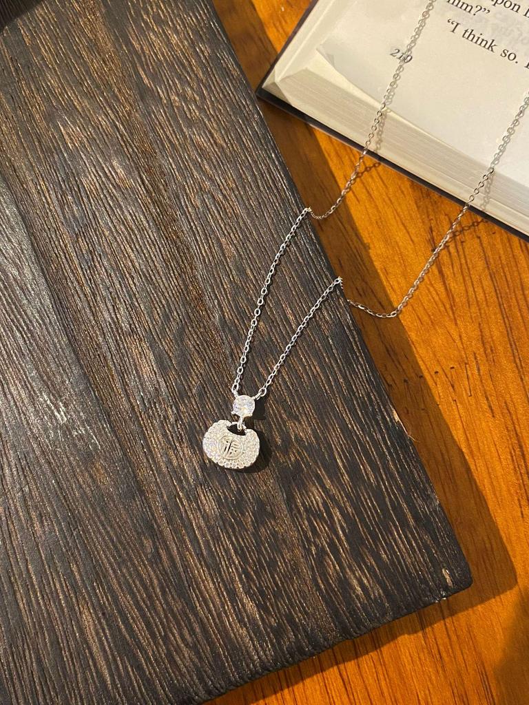 Collier Pendentif Étoile S925 Argent Sterling - Élégant Ras-de-cou Chaîne Clavicule pour Femme