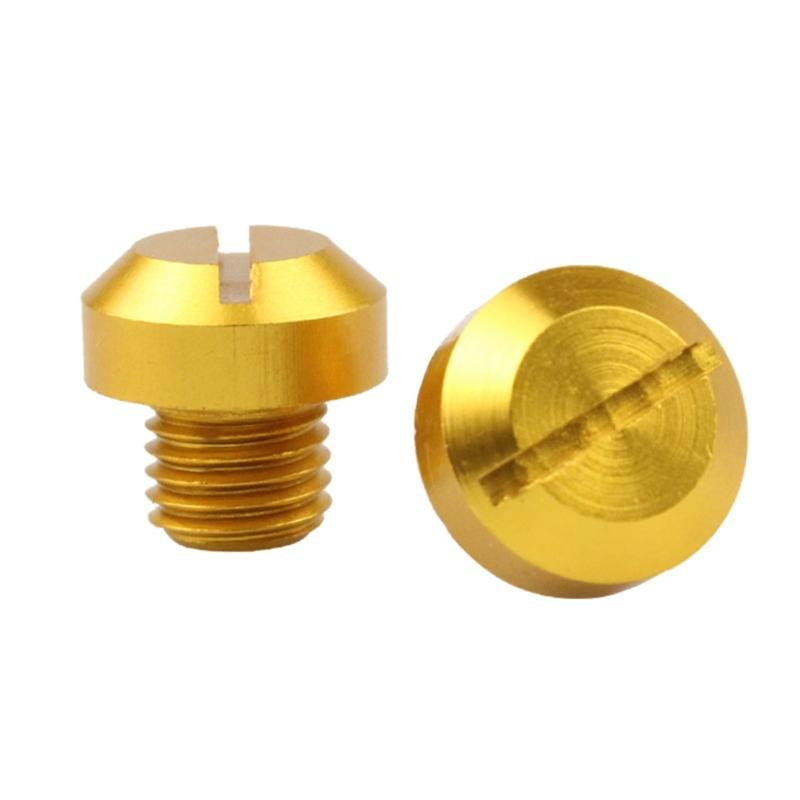 2Pcs Anti-Rust Motorcycle Aluminum M8 Rear view Mirror Hole Plugs Screws Rearview Mirror Holder