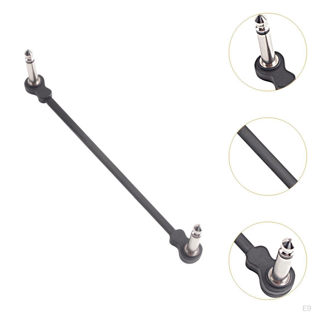 Câble d'Effets pour Guitare Électrique Câbles de Patch Adaptateur Stable Multi-usage Instrument pour
