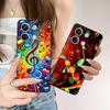 Musical Note Staff Mobile Phone Case for POCO M7 M6 M5 M4 M3 X7 X6 X5 X4 X3 Pro GT 5G Colorful Printing Cover Luxury Cellphones