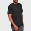 Under Armour UA Unstoppable Wordmark Full Print Crew Neck T-Shirt Men Tops Black 1345563-001