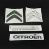 ABS 2 stuks Auto Motorkap Achterklep Badge Decal voor C5 C6 Embleem Sticker Auto Modificatie Buitenaccessoires