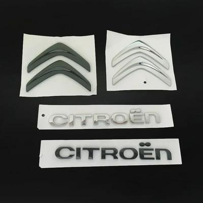 ABS 2pcs Car Hood Rear Trunk Badge Decal for C5 C6 Emblem Sticker Auto Modification Exterior Accessories
