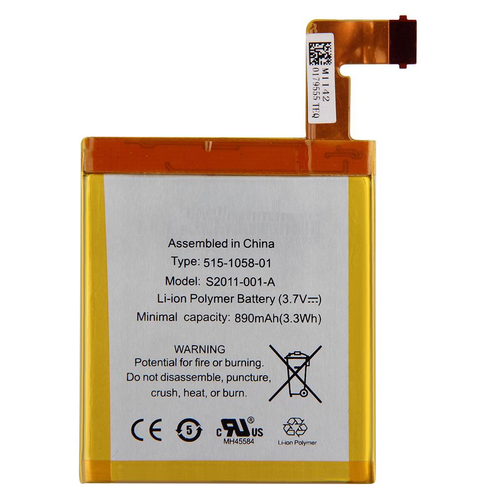 Replacement Rechargeable Battery S2011-001-A For Amazon Kindle 4 5 6 D01100 515-1058-01 MC-265360 DR-A015 890mAh