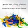 100Pcs Soft Fishing Lures Earthworms Baits Replacement Smell Worms Lures Artificial Baits Fishing Tackle Accessories