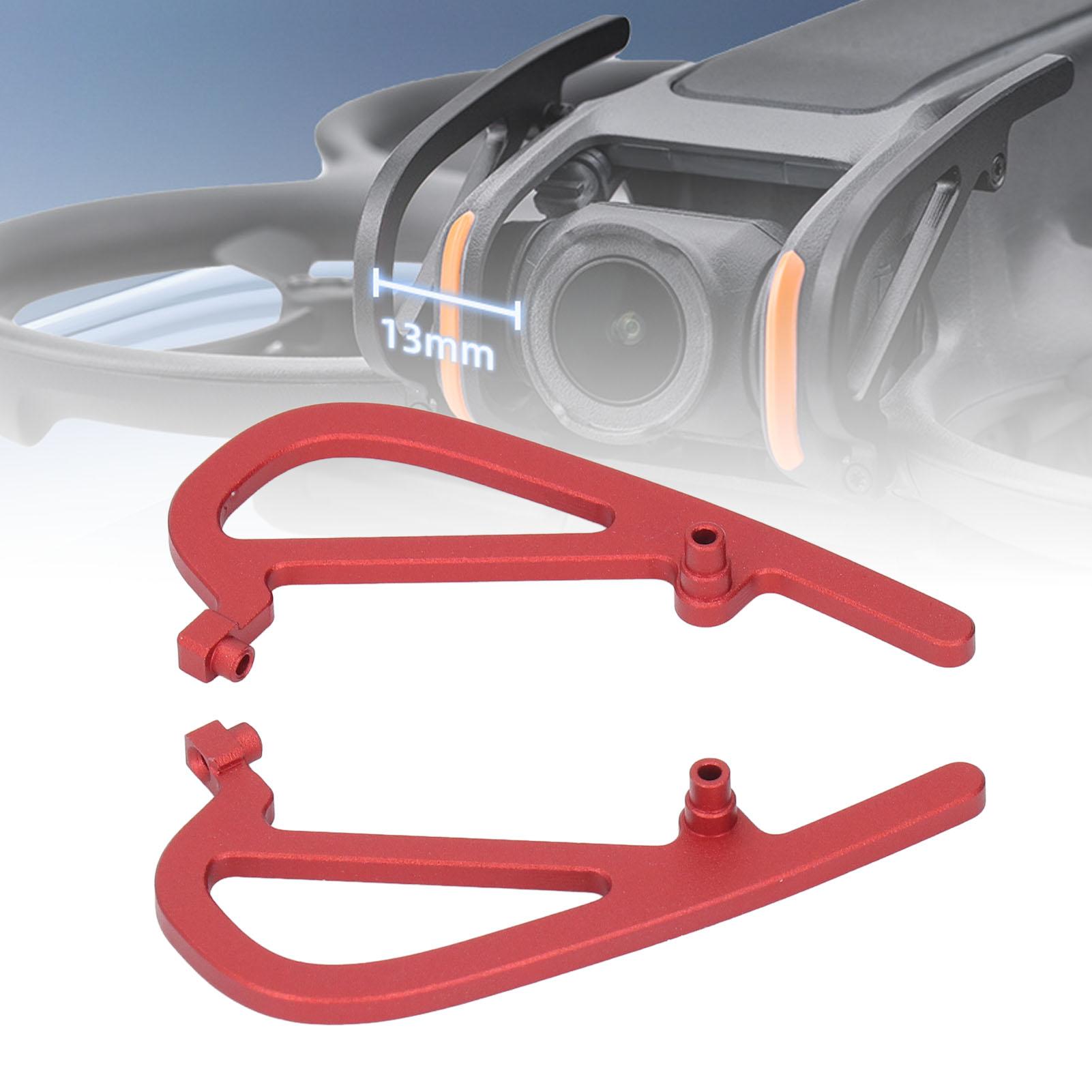 

2PCS Drone Camera Bumper Guards Aluminum Alloy Anti Collision Lens Safety Bumper Protector Bar for Avata 2 Drone Accessories Red