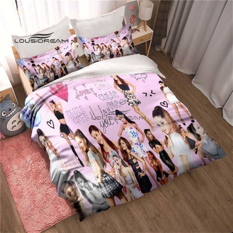 Pop Singer A-Ariana Grand Bedding Sets exquisite bed supplies set duvet cover bed comforter set bedding set luxury birthday gift