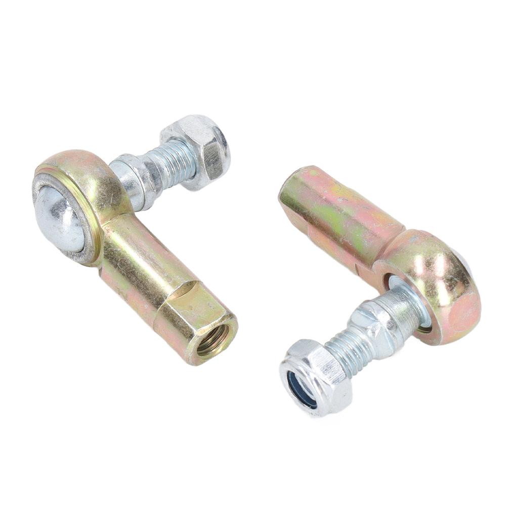 2pcs 8mm Tie Rod End Steel Alloy Universal Ball Joint for 110cc Quad Dirt Bike ATV Go Kart