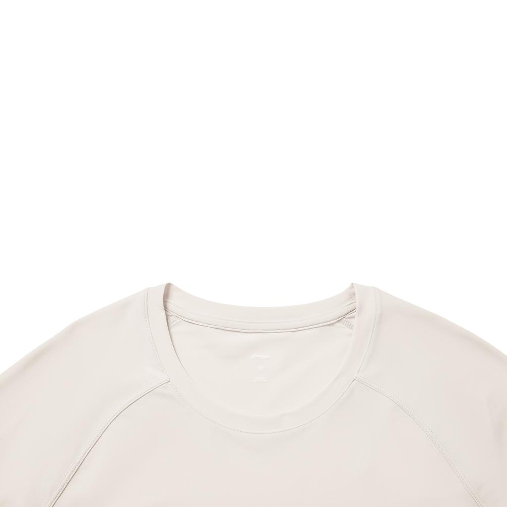 Li Ning Fitness Series Round Neck Logo Letter Stitching Regular T-Shirt Women tops ATLW098-4