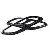 Stainless Steel Black Quad Exhaust Tips for Mercedes-Benz CLA (20 Models)
