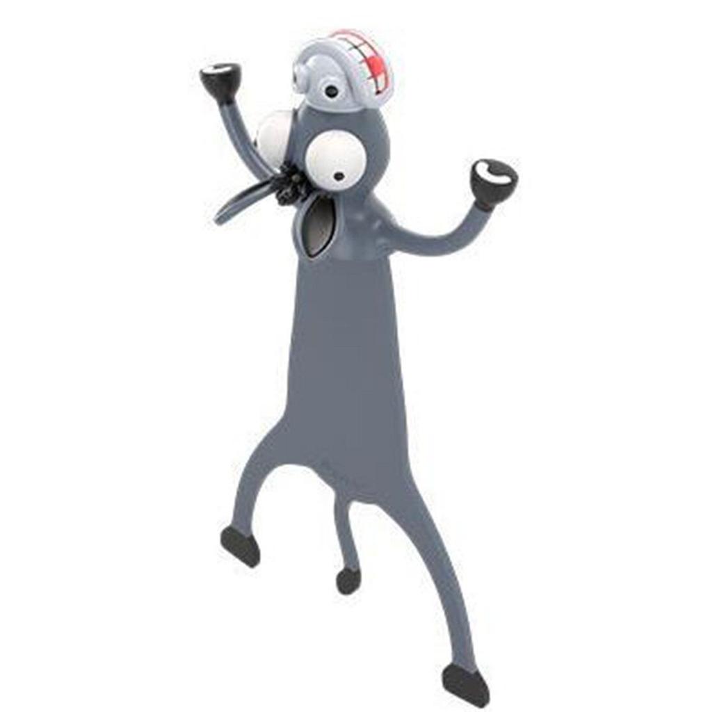 3D Stereo Cartoon Marker Animal Bookmarks Original Cute Cat PVC Material Funny Student School Stationery Children Gift Bookmark