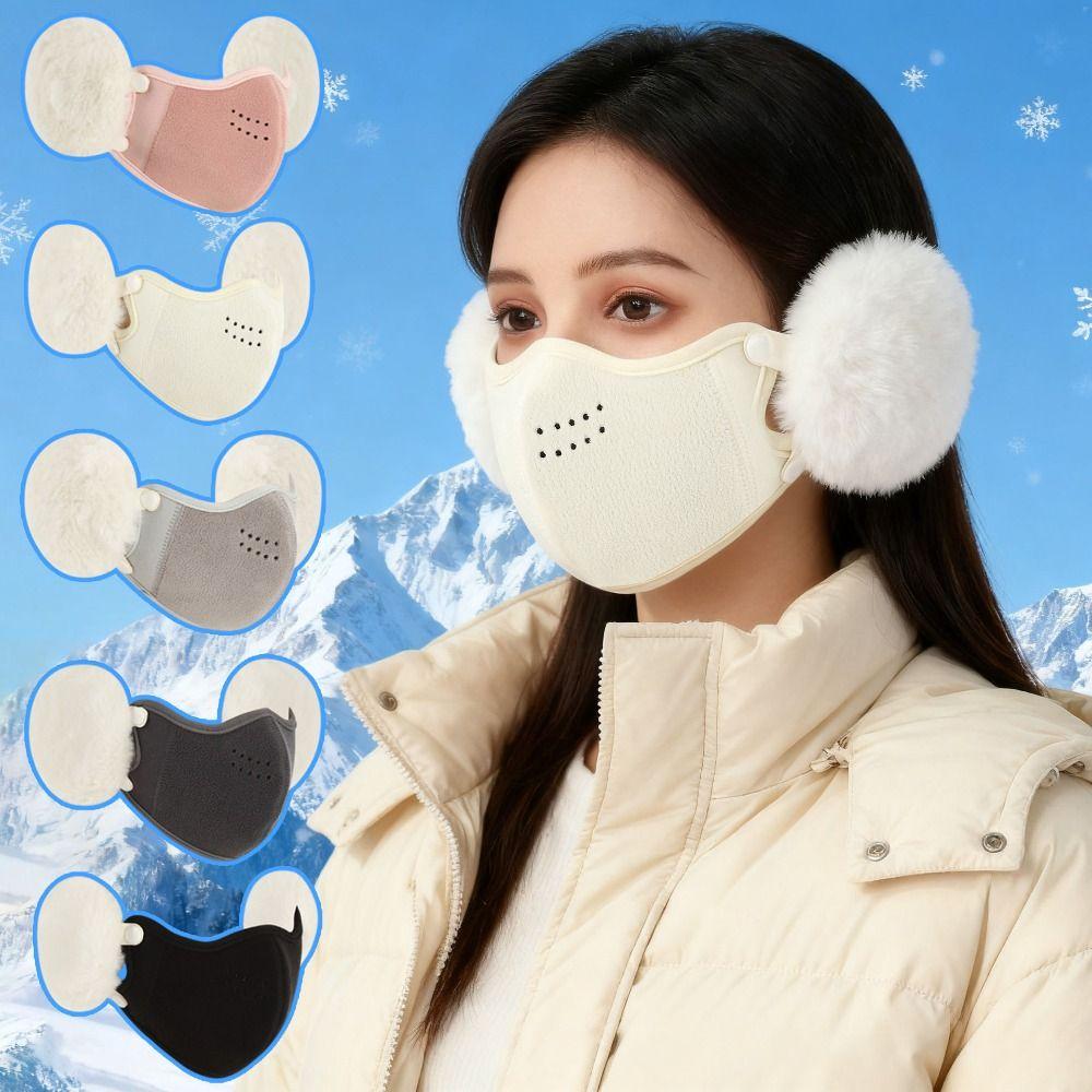 Thermal Ear-Protecting Face Mask Windproof Earflap Mask Motorcycle Face Shield  Cold Weather
