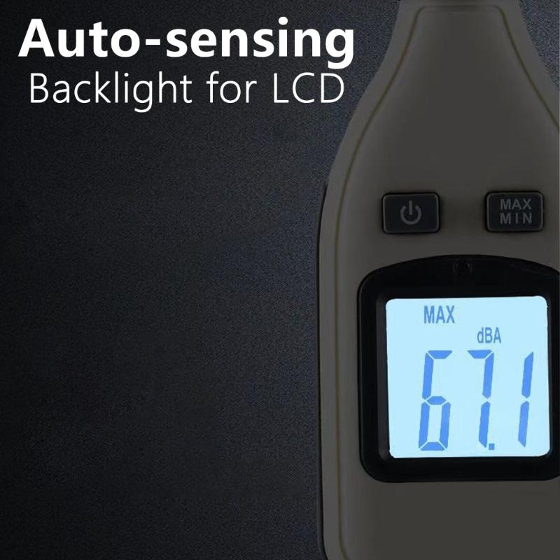 High Precisions Sound Level Meter with Clear LCD Display Upgrades for Accurate Noise Measurement In Various Environment