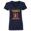 Turner 11 Basketball Tribute - Indiana Fans Ladies' V-Neck Tshirt Unisex T-Shirt