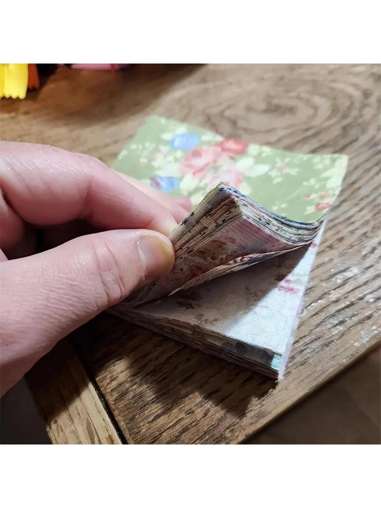 50 Sztuk Vintage Ciemny 3,91" Patchwork Idealny do szycia DIY, rękodzieła i odzieży, scrapbookingu, idealny prezent noworoczny lub Wal