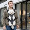 Breathable Mesh Pet Front Bag Adjustable Strap Portable Dog Front Carrier Lightweight Double Shoulder Dog Carrying Bag
