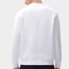 Fila Fleece Striped Print Crew Neck Pullover Sweatshirt Men Sweatshirt White F11M311209FWT