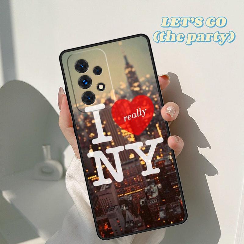 New York City phone case For Samsung Galaxy A42 A31 A40 A51 A71 A32 A80 A91 A52 A72 A73 A20e A21S A50 A70 A11 A12 Cover