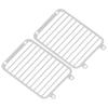Metal Front Headlight Grille Light Cover for TRAXXAS TRX6 TRX4 1 10 Crawler Car AccessorySilver