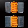 Double-Side Hardware Organizer Box Transparent Plastic Tool Organizer Multifunctional for Nuts Bolts Screws Nails Small Hardware