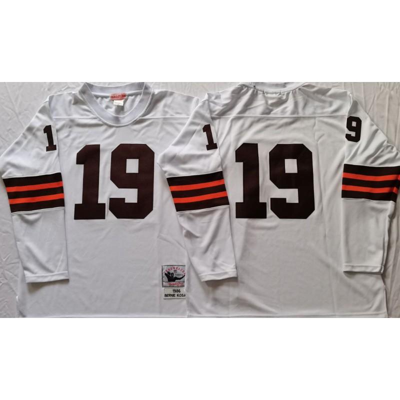 ג'רזי רטרו של קליבלנד בראונס NFL 32 היכל התהילה Throwback מדים לכדורגל גברים נשים ביגוד למעריצי ספורט