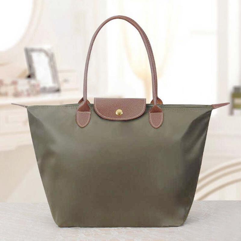 Beach Tote Bag Fashion Womens Handbag Tote Shoulder Bags Female Waterproof Dumplings Folding Shopping Bag