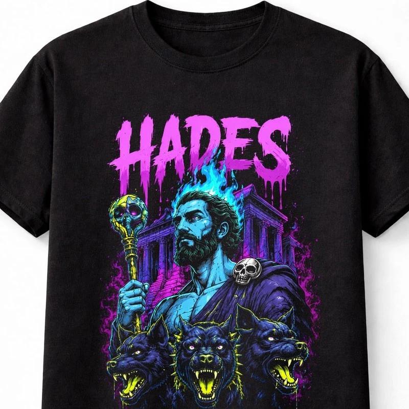Hades Greek God Cerberus Underworld Mythology Unisex TShirt S