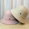 Hat Women's Autumn and Winter Warm Knitted Fisherman Hat Versatile Fashion Bucket Hat Ins Showing Face Small Basin Hat Ins Style