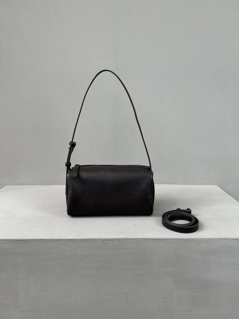 Barrel Shaped Suede Frosted Cowhide Underarm Bag For Women Luxury Designer Handbag Purse 2026 New In Fashion Shoulder Crossbody
