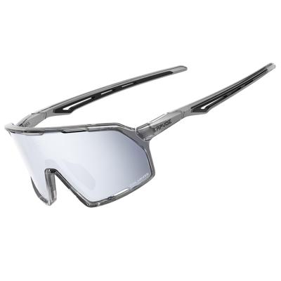 KAPVOE Polarized Sports Ultra Lightweight TR90 Blocks Over of UV400 UV Impact for Men and Mountain Trekking Polarized Sunglasses, Frame, 99% Rays,