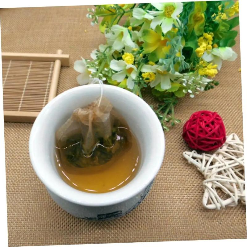 100Pcs Round Tea Bags Non Woven Fabric Disposable Filter The Debris For Making Tea Coffee Herbal Tea Condiment Perfume Bag