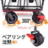 TMZ Folding All Terrain Garden Outdoor Camping Camping Removable Telescoping Pull Adjustable Push Patented Rear Wheel Swivel Folding 100 Liters Max
