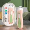 Electric Nail Clippers Baby Nail Trimmer with LED Light Portable Rechargeable Children's Manicure Kit for Babies Daily Use