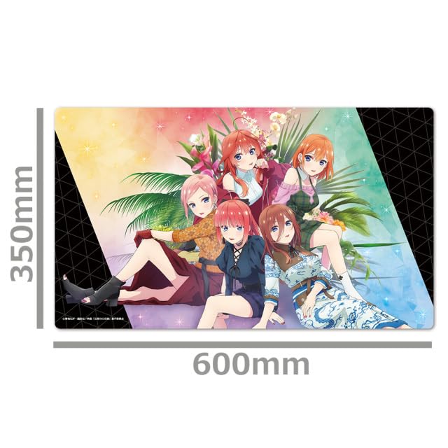 Quintessential Movie Character Rubber Mat W Nino Miku Yotsuba "The Quintuplets" [Ichika & & & & Itsuki]