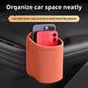 Space Saving Cup Holder for Car Universal Faux Leather Door Holder, Wide-Mouth Clip Organizer Drinks, Portable Side Phones, Multifunctional Automotive