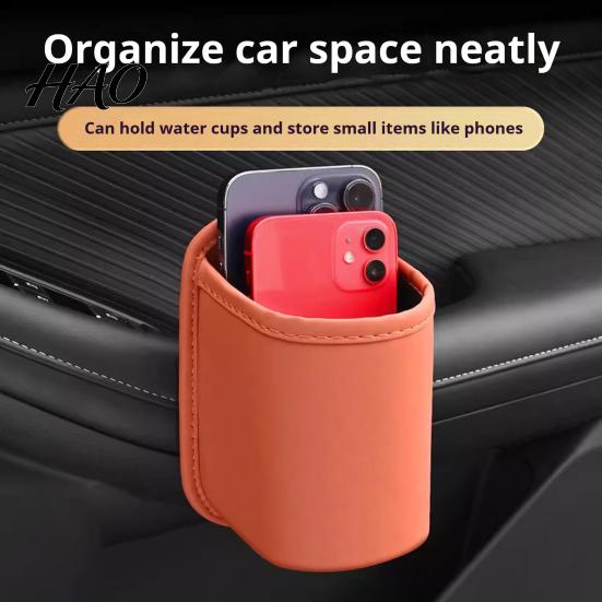 Space Saving Cup Holder for Car Universal Faux Leather Door Holder, Wide-Mouth Clip Organizer Drinks, Portable Side Phones, Multifunctional Automotive