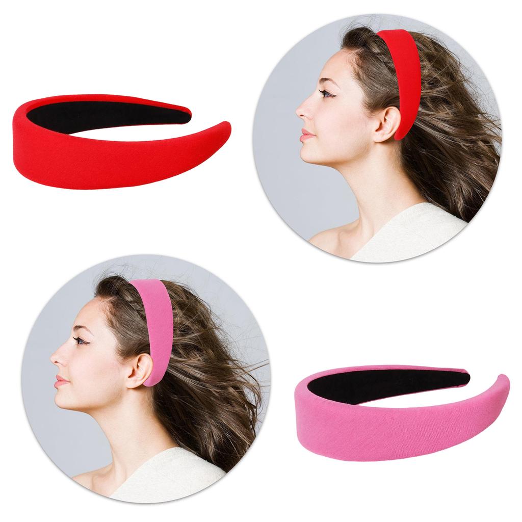 Fashion High Skull Sponge Headband for Women and Girl Wide Hair Band with Soft Milk Silk Designs Comfortable to Wear