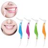 8pcs/set Colours Disposable Toothpicks Soft Interdental Brushes Dental Oral Care Tools