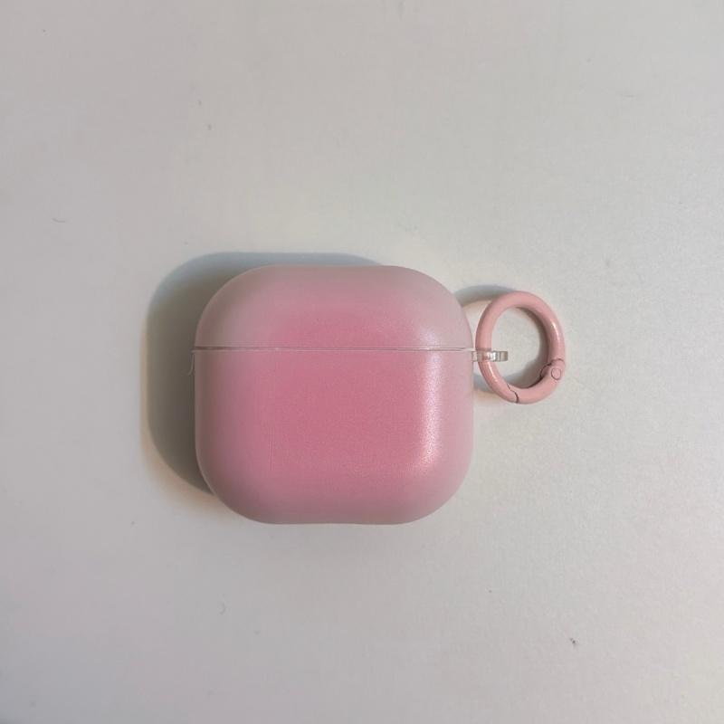 Matte Colors IMD Earphone Protective Case with Ring For Airpods Pro, Pro2, Pro3, 1, 2, 3, 4, ShoShock Proof