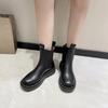 Módní dámské boty Horké luxusní Chelsea boty se silnou podrážkou Dámské ploché ležérní boty Vysoce kvalitní módní obuv pro ženy Zapatos De Mujer