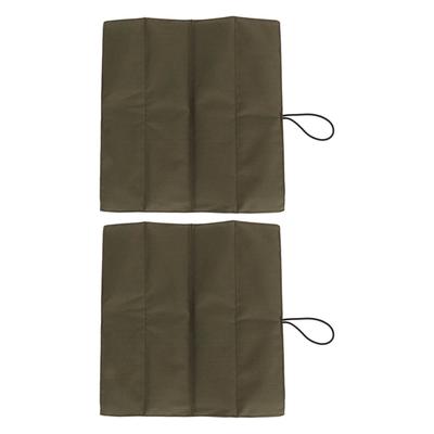 2 Stück Picknick Sitzmatte Faltbar Dick Bequem Wander Sitzkissen für Rucksackreisen Outdoor Grün