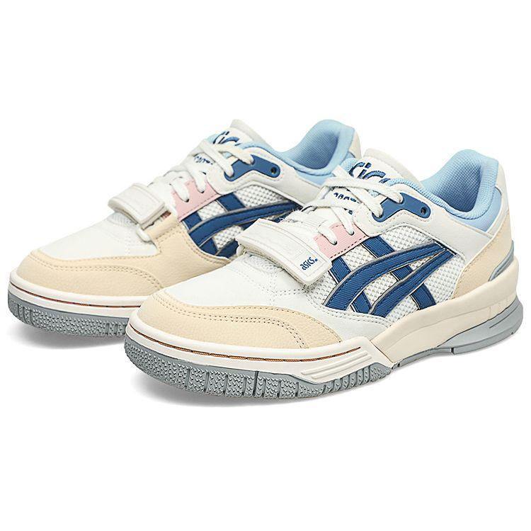 Asics Gel Spotlyte V2 Low Cremeweiß Blau Unisex Sneakers True-Blue 1203A258-105