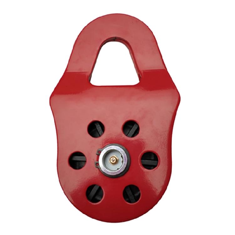 High Strength 10Ton Snatch Pulley Block Nylon Roller for 17MM Max Rope Diameter