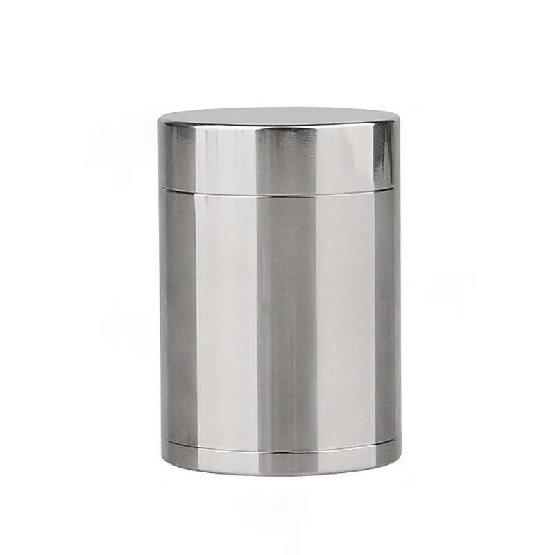 Titaniumlegering Dubbeldeks Luchtdichte Pot Waterdichte Capsule Reistoestellen Opslagcontainer Thee Bus Bladeren Afgesloten Bus Gereedschap